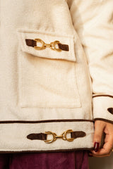 CREAM CARRIAGE JACKET