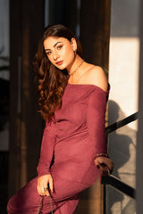 BURGUNDY SUEDE SEDUCTION