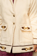 CREAM CARRIAGE JACKET