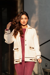 CREAM CARRIAGE JACKET